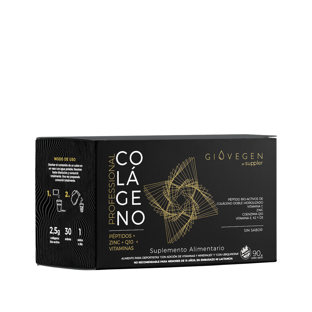 PÉPTIDOS + ZINC + Q10 + VITAMINAS